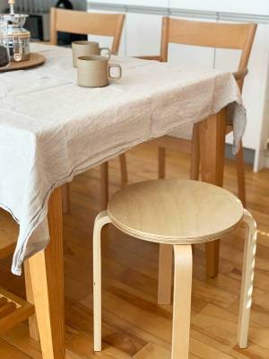 便利なスタッキングスツールをインテリアにプラス。家事の合間に自分時間を。[PR]