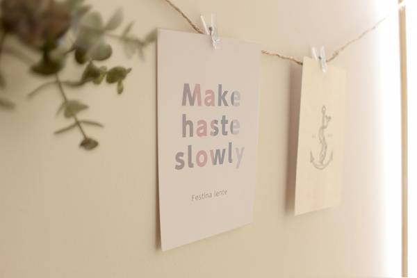 【ありきたりな日常を楽しむためのヒント】「ゆっくり急げ」を心に留めて[PR]