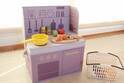 ひとりでお片付けできたね！遊べてインテリアにもなる「ままごと収納ボックス」[PR]