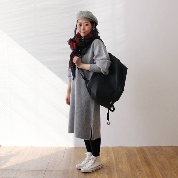 ニットチュニックワンピ今年はどう着る？身長別スタッフ着用コーディネート集[PR]
