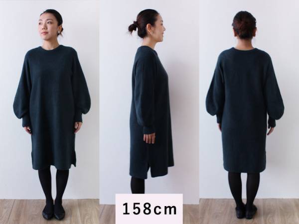 ニットチュニックワンピ今年はどう着る？身長別スタッフ着用コーディネート集[PR]