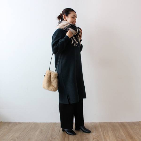 ニットチュニックワンピ今年はどう着る？身長別スタッフ着用コーディネート集[PR]