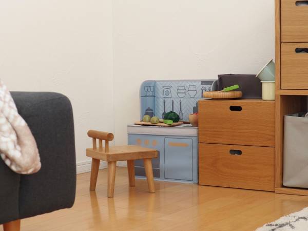男の子にも◎、収納ボックスにもなる「小さなおままごとキッチン」。[PR]