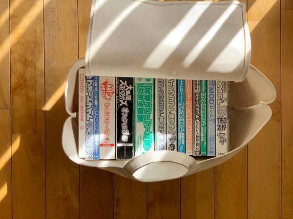 大人気の「bon moment　目隠しできる帆布素材の収納トートL」シンデレラフィット術。[PR]