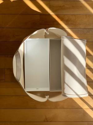 大人気の「bon moment　目隠しできる帆布素材の収納トートL」シンデレラフィット術。[PR]