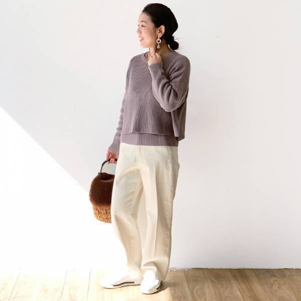 春服！まず買い足すならコレ「旬顔ニットレイヤード」4人のスタッフの試着レポ[PR]