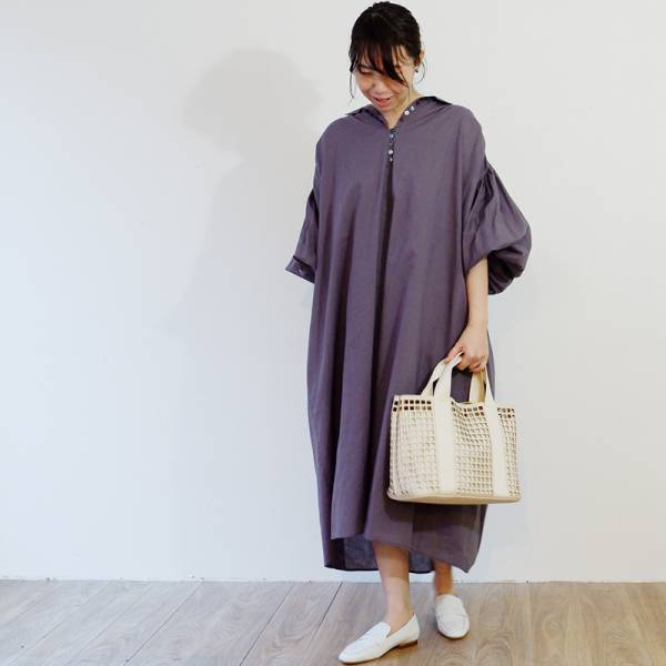 【身長別比較】襟付きリラックスワンピース、スタッフが着てみました[PR]