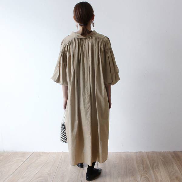 【身長別比較】襟付きリラックスワンピース、スタッフが着てみました[PR]