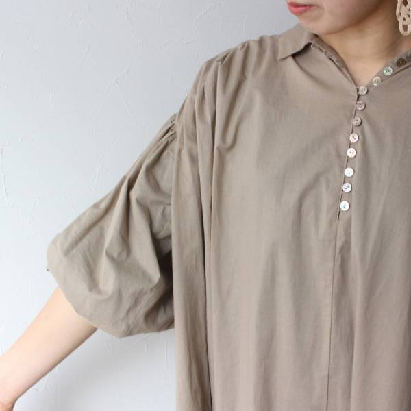 【身長別比較】襟付きリラックスワンピース、スタッフが着てみました[PR]