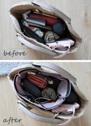 夏の新色「ライラック」登場！ボンモマンのバッグインバッグ　愛用スタッフの使い方[PR]