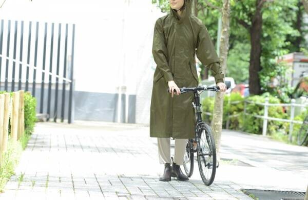 雨の日でも自転車を諦めない！ファッション性も◎な自転車用レインコート[PR]
