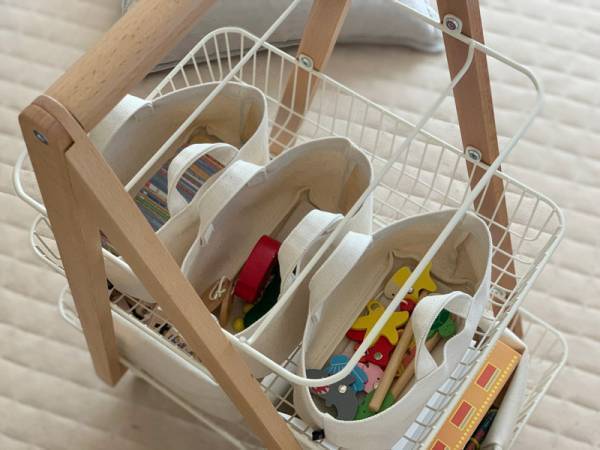 「目隠しできる帆布素材の収納トート」の収納活用術〜SSサイズ編〜[PR]