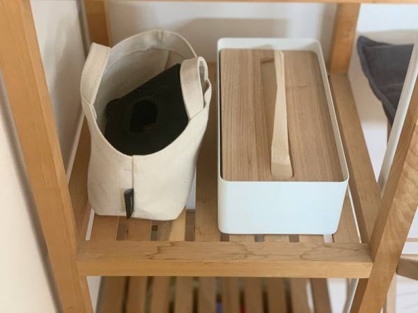 「目隠しできる帆布素材の収納トート」の収納活用術〜SSサイズ編〜[PR]