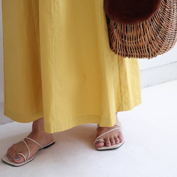 【スタッフ着用レポ】袖バルーンAラインワンピース[PR]