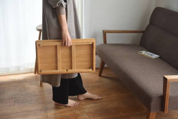 アウトドアだけじゃない、おうち時間にフィットするバンブーテーブル[PR]