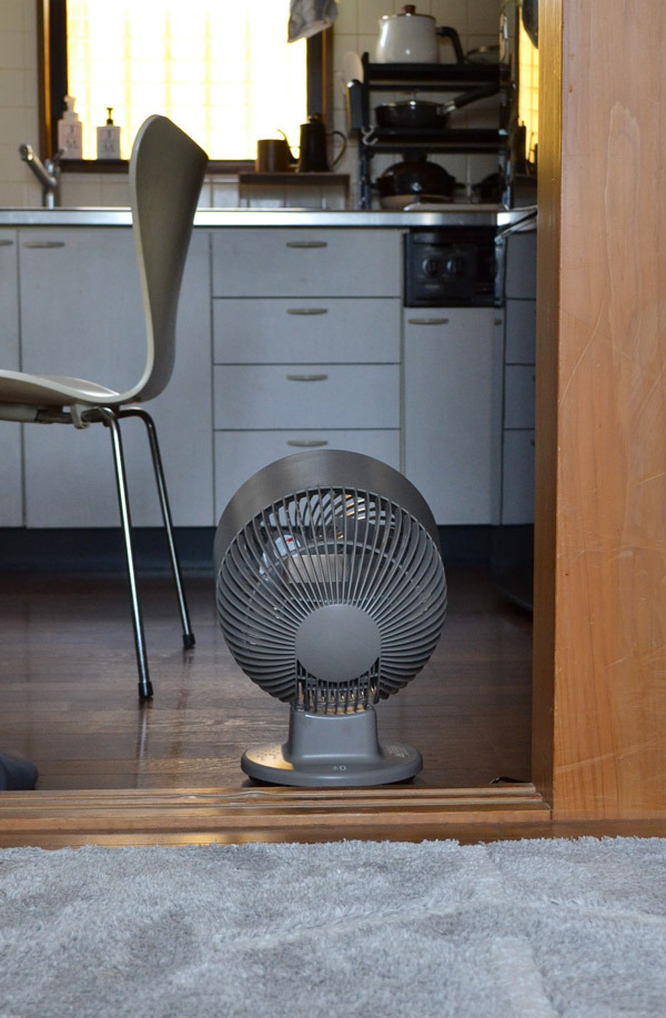 お部屋を素早く換気！ 365日出しっぱなしOKなサーキュレーター