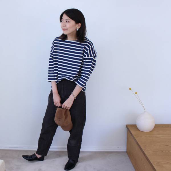 世界三大バスクシャツブランド「ルミノアボーダートップス」のスタッフ着用レポ[PR]