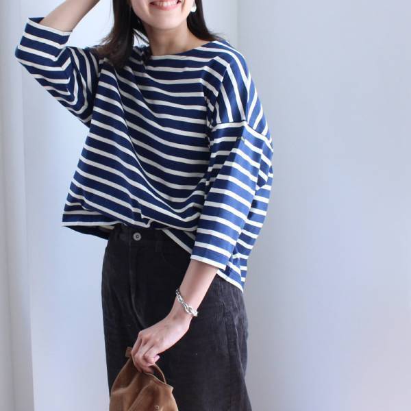 世界三大バスクシャツブランド「ルミノアボーダートップス」のスタッフ着用レポ[PR]