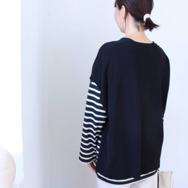 【ニットベスト×ブラウスのレイヤードセット】単品着回しスタッフコーディネート[PR]