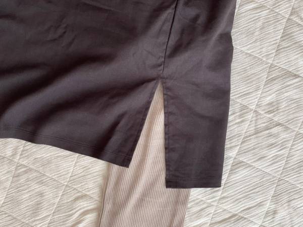 この秋の家事着はコレに決まり！bon momentの「家事がしやすい袖リブルームワンピース」。[PR]