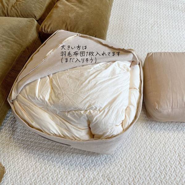 夏の寝具もすっぽり収納。「布団収納ケース」インスタグラマーさんの使い方レポ[PR]