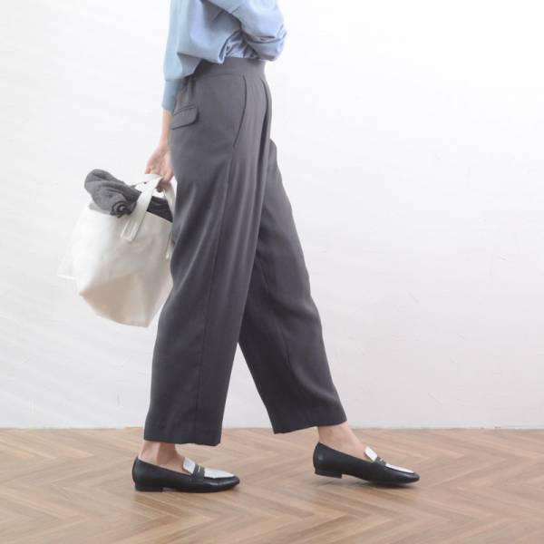下半身スッキリ見え！アンジェバイヤーのパンツ選びのコツが詰まったセミワイドパンツのはなし【スタッフ着用レポ】[PR]