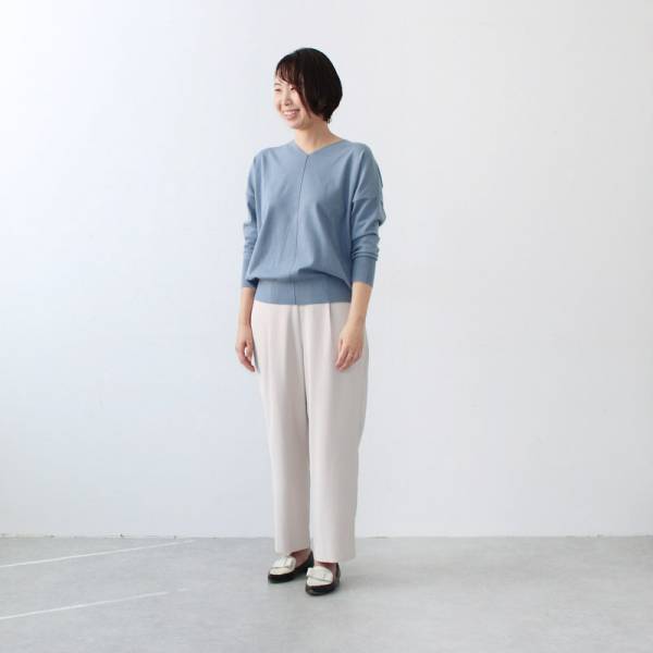 下半身スッキリ見え！アンジェバイヤーのパンツ選びのコツが詰まったセミワイドパンツのはなし【スタッフ着用レポ】[PR]