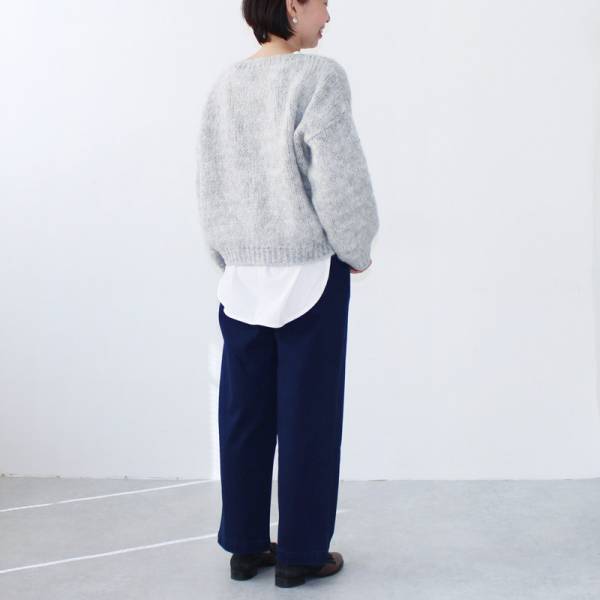 155cmから165cmまで！あったかワイドデニムパンツ【体型別スタッフ着用レポ】[PR]