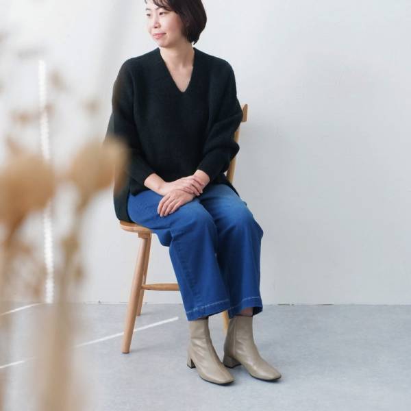 155cmから165cmまで！あったかワイドデニムパンツ【体型別スタッフ着用レポ】[PR]