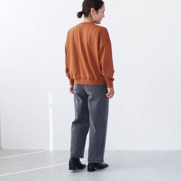 155cmから165cmまで！あったかワイドデニムパンツ【体型別スタッフ着用レポ】[PR]