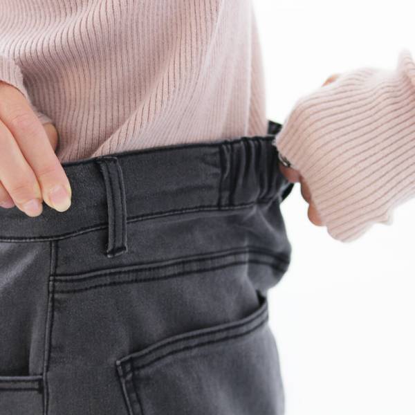 155cmから165cmまで！あったかワイドデニムパンツ【体型別スタッフ着用レポ】[PR]