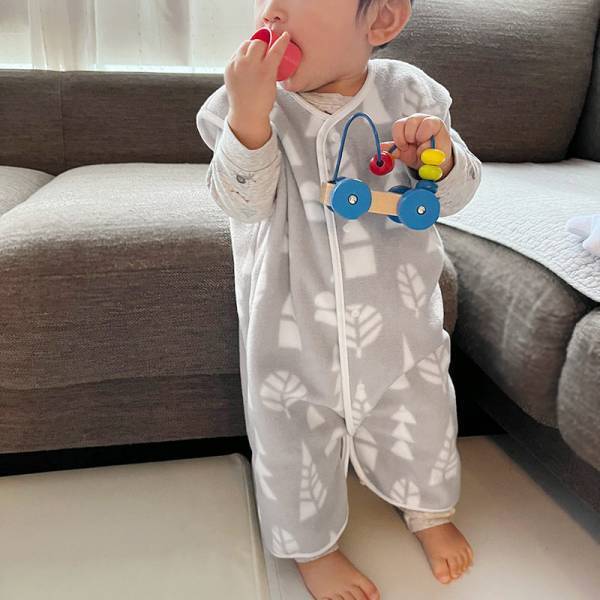 北欧テイストのあったか「スリーパー」で寝冷え対策！子どももママも安眠できるねんねのお供♪[PR]