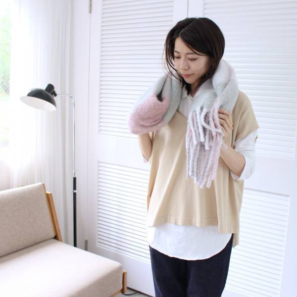 ふわふわストールが3変化！誰でもできる、超簡単巻き方マニュアル[PR]