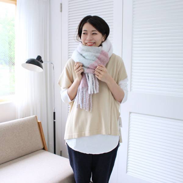 ふわふわストールが3変化！誰でもできる、超簡単巻き方マニュアル[PR]
