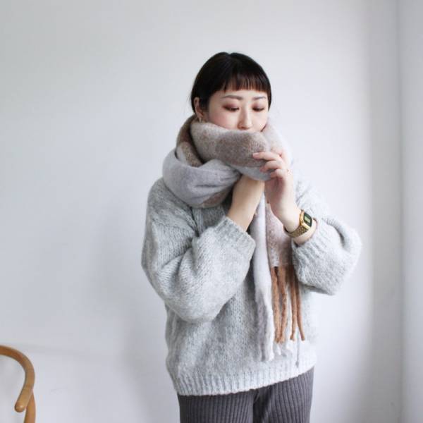 ふわふわストールが3変化！誰でもできる、超簡単巻き方マニュアル[PR]