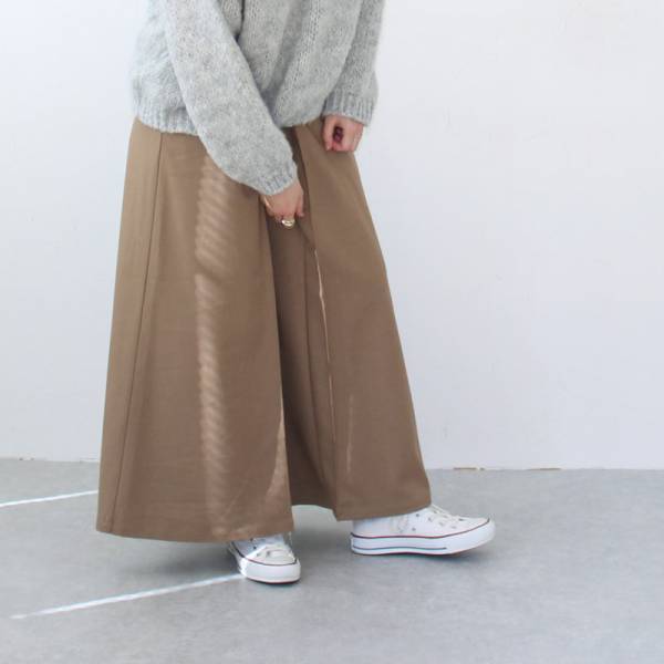 パンツ派もスカート派もOK！キュロット風パンツ【身長別スタッフ着用レポ】[PR]