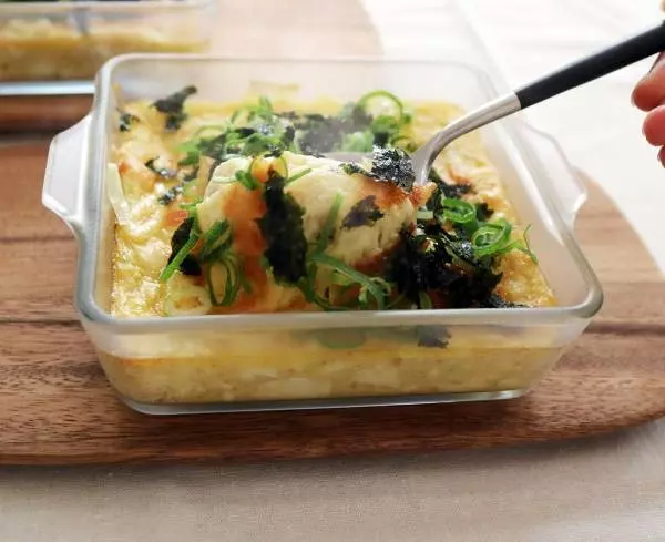 ふわっと食感!身体も喜ぶ「長芋と豆腐の和風グラタン」