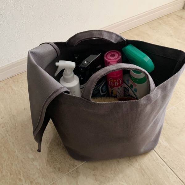 お気に入り過ぎてサイズ追加！ 再販続き「目隠し収納トート」のリアル活用術[PR]