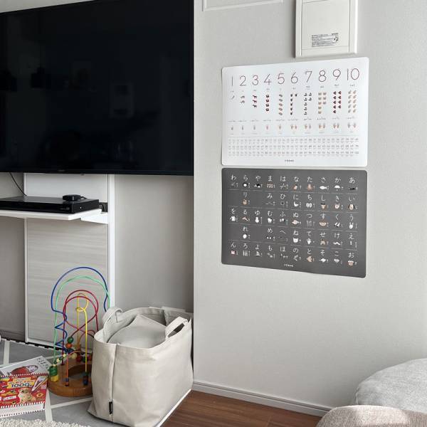 遊んで学んでインテリアにも馴染む。1歳の息子でも楽しめた「FORNE 知育ポスター」[PR]