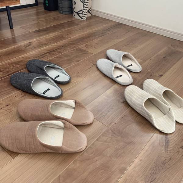 365日気持ちいい！ 夫婦コーデが楽しくなるリネンルームシューズ[PR]