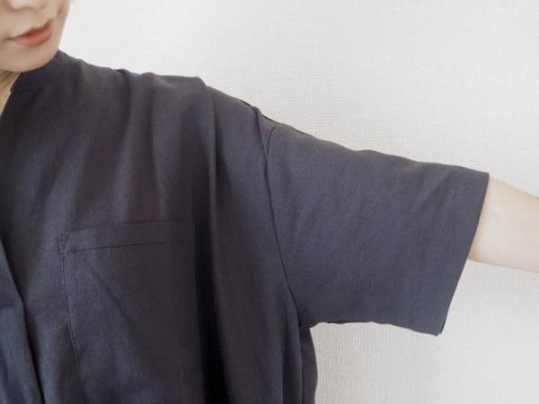 この夏は、サラリと涼しい 「5分袖 ルームワンピース」で、家事もおうち時間も快適に！[PR]