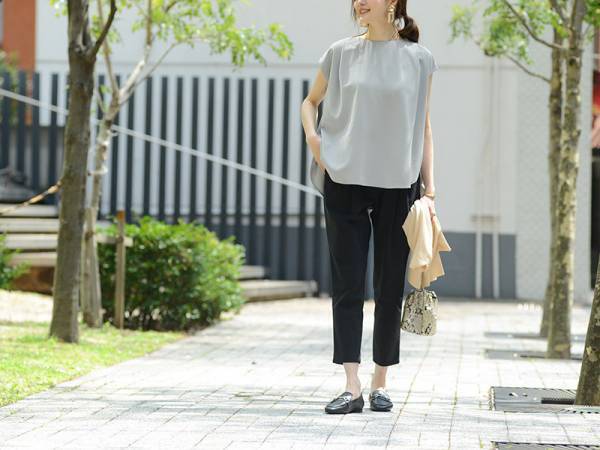 きれいめなのに洗濯機OK！夏のヘビロテ確実「洗えるTシャツブラウス」[PR]