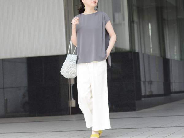 きれいめなのに洗濯機OK！夏のヘビロテ確実「洗えるTシャツブラウス」[PR]