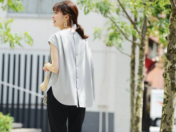 きれいめなのに洗濯機OK！夏のヘビロテ確実「洗えるTシャツブラウス」[PR]