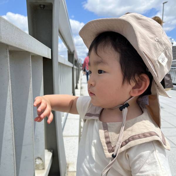 帽子嫌いの息子もお気に入り　熱中症対策に「保冷剤ポケット付きキッズ帽子」