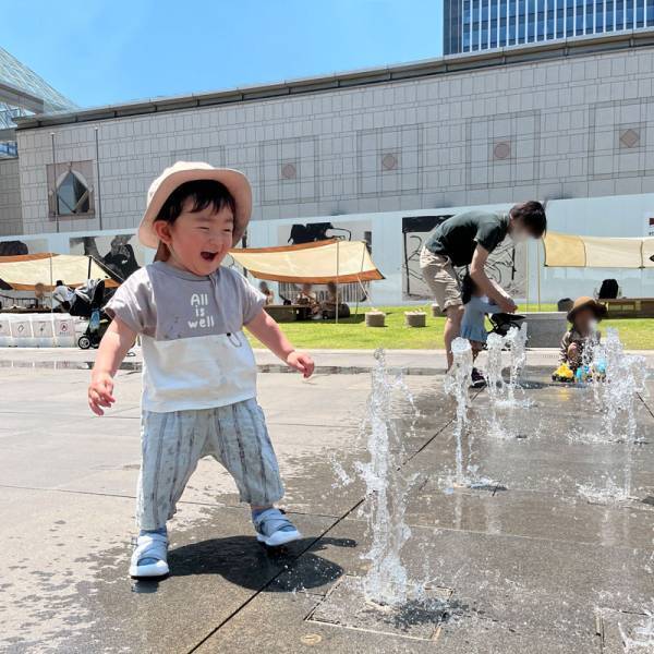 帽子嫌いの息子もお気に入り　熱中症対策に「保冷剤ポケット付きキッズ帽子」