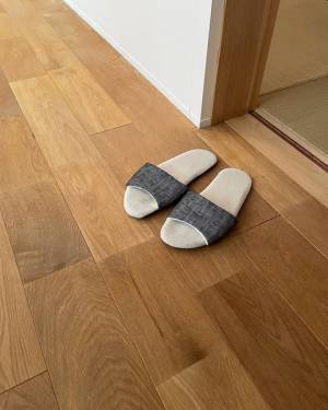インスタグラマーさんが選ぶ夏のスリッパ決定版！   bon moment（ボンモマン）の丸洗いできるリネンスリッパ[PR]