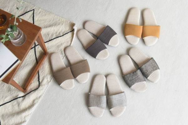 インスタグラマーさんが選ぶ夏のスリッパ決定版！   bon moment（ボンモマン）の丸洗いできるリネンスリッパ[PR]