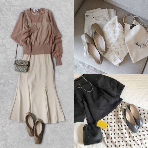 足元から秋の装いを。夏から秋と、季節をつないでくれるスリットデザインパンプス【スタッフコーデ集】[PR]