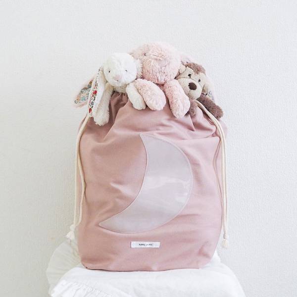 「おもちゃ片付かない問題」をスッキリ可愛く解決♪中身が見やすい北欧カラーのおもちゃ収納袋【インスタグラマーさんの活用術】[PR]